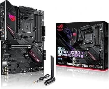 ROG STRIX B550-F GAMING AM4 Socket USB 3.2 AMD Motherboard detailed view